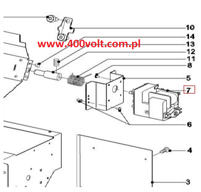 Sprężyna silnika PT... suszarki