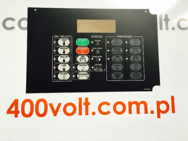 Klawiatura, panel programatora